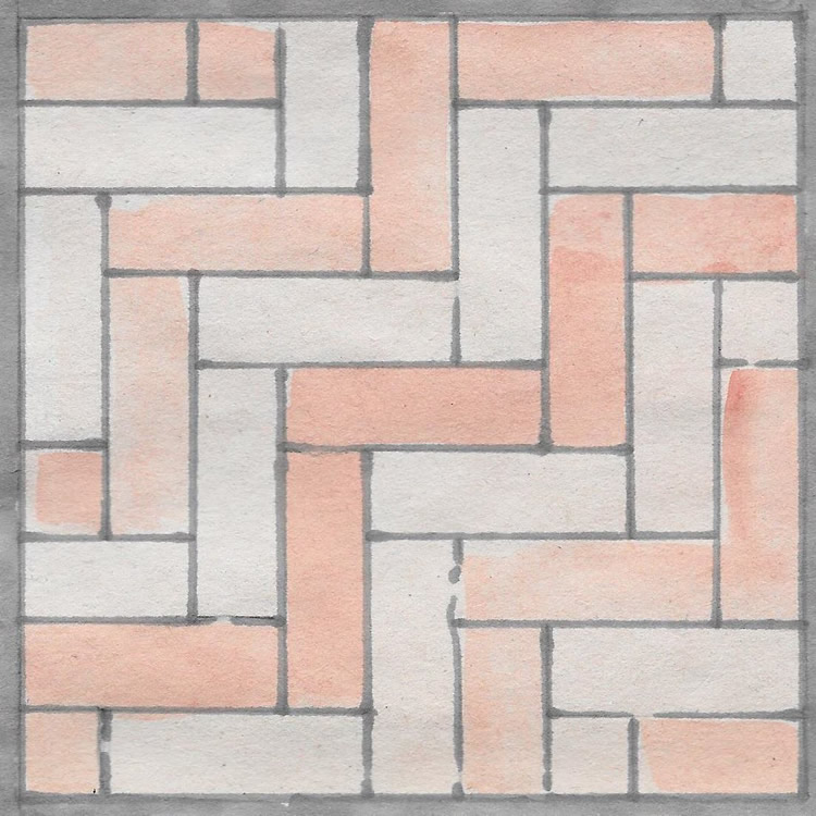 Herringbone 90&deg;